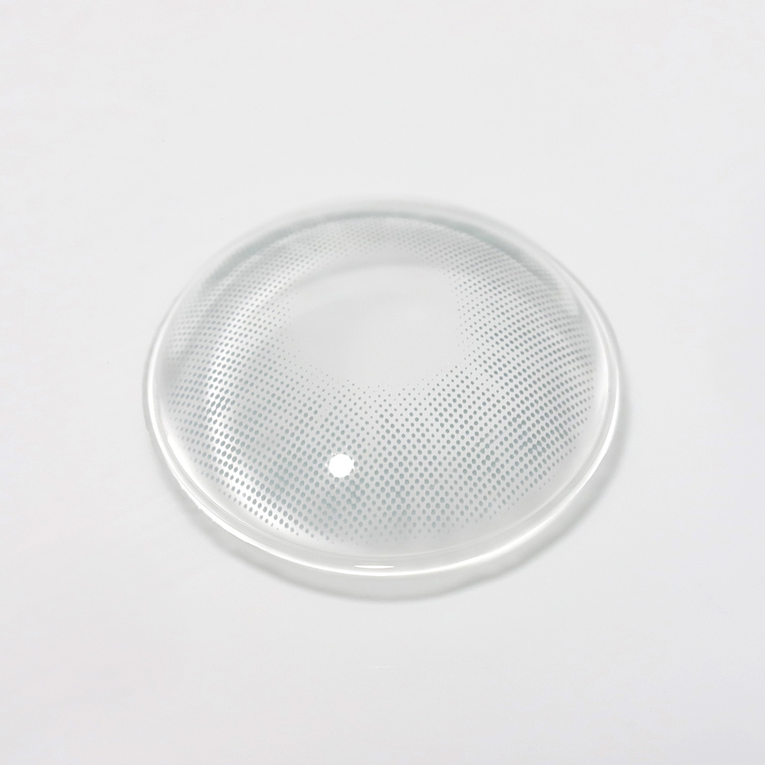 Lente Clear Lens cosmético platino